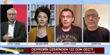 Depremin üzerinden 122 gün geçti. Bölgede barınma, sağlık, giyim ve su sorunu yaşanıyor. -Seçim sonrası Türkiye’yi bekleyen sorunlar. -Şükrü Yıldız , -Cemal Turan ve -Nilgün Mete ile Şah Damarı programının bu haftaki konuğu: -Siyasal Bilimci-Yazar -Cafer Tar