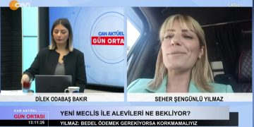 Dilek Odabaş Bakır ile Gün Ortası’nın 05 Haziran Pazartesi günü konukları: AKD Genel Başkanı Seher Şengünlü Yılmaz, Emek Partisi Antep Milletvekili Sevda Karaca, Gezi Şehitleri ve Gazileri Platformu Sözcüsü Volkan Kesanbilici.
