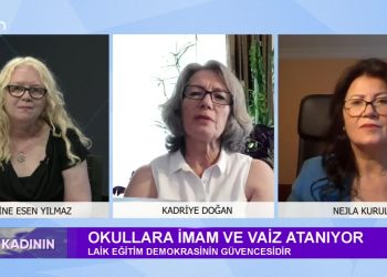 Okullara imam atanması. -Eğitim sunnileştiriliyor. Hedef dindar ve kindar nesil. Sakine Esen Yılmaz ile Söz Kadının programının bu haftaki konuğu: -EĞİTİM-SEN Genel Başkanı Prof. Dr. -Necla Kurul -DAD Eş Başkanı -Kadriye Doğan