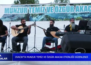 Ovacık’ta Munzur Temiz ve Özgür Akacak etkinliği düzenlendi.