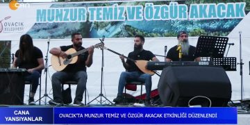 Ovacık’ta Munzur Temiz ve Özgür Akacak etkinliği düzenlendi.