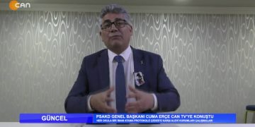 PSAKD Genel Başkanı Cuma Erçe Can Tv’ye konuştu. 2 Temmuz Sivas katliamı anma programı çalışmaları.