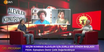 Seçim sonrası Aleviler için zorlu bir dönem başladı. -2 Temmuz 1993 Sivas Katliamı. -AKP, AİHM’nin Cemevi ve Din dersi kararını uygulamıyor. Şükrü Yıldız’ın sunumuyla Özel Program’ın bugünkü konuğu: FEDA – Eşbaşkanı – Demir Çelik
