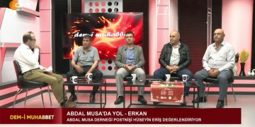 Veli Büyükşahin’in hazırlayıp sunduğu Dem-i Muhabbet programına bu hafta 2023 Abdal Musa Anma Etkinliklerini konuşmak üzere -Mehmet Özel, -Hüseyin Eriş, -Yaşar Demircan ve -Erdoğan Demirci konuk oluyor.