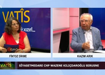 Weçintayiş Ser O. Fintoz Dikme ile Vatis programının bu haftaki konuğu: -Kazım Arık