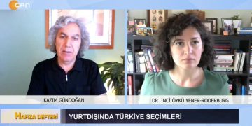 Yurtdışında Türkiye Seçimleri.
Kazım Gündoğan ile Hafıza Defteri programının bu haftaki konuğu:
Dr. İnci Öykü Yener- Roderburg