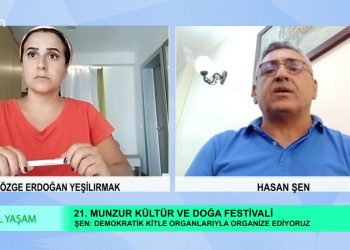 21. Munzur Kültür ve Doğa Festivali, Bu Yıl 3-6 Ağustos Tarihlerinde Gerçekleşecek. Özge Erdoğan Yeşilırmak ile Yeşil Yaşam. Konuk: Hasan Şen.