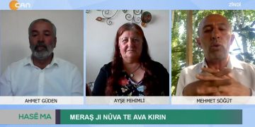 Ahmet Güden’in sunduğu Hasê Ma programının bugünkü konukları Ayşe Fehimli ve Mehmet Söğüt