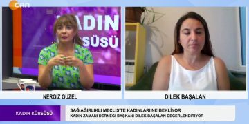 -İktidarın Kadın Politikaları.
-İktidar ÇEDES Projesiyle Ne Hedefliyor.
-Kadın Cinayetlerinde Cezasızlık Politikası.
Nergiz Güzel ile Kadın Kürsüsü’nün bu haftaki konuğu: 
-Kadın Zamanı Derneği Başkanı
Dilek Başalan