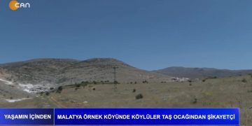 Malatya Örnek Köyünde Köylüler Taş Ocağından Şikayetçi