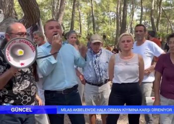 Milas Akbelen’de Halk Orman Kıyımına Karşı Direniyor