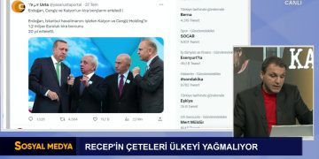 Recep’in Çeteleri Ülkeyi Yağmalıyor, Şükrü Yıldız’ın sunumuyla Sosyal Medya Gündem