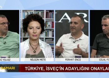 Türkiye, İsveç’in adaylığını onayladı. -Vatandaşa acı reçete. -Demokrasi güçleri ne yapmalı. Şükrü Yıldız, Nilgün Mete ile Şah Daması’nın bu haftaki konukları: HDP İstanbul İl Eş Başkanı -Ferhat Encü Yeşil Sol Parti İstanbul Milletvekili -Celal Fırat