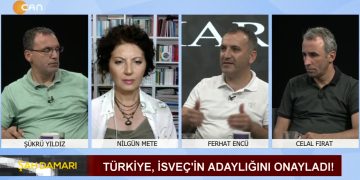 Türkiye, İsveç’in adaylığını onayladı. -Vatandaşa acı reçete. -Demokrasi güçleri ne yapmalı. Şükrü Yıldız, Nilgün Mete ile Şah Daması’nın bu haftaki konukları: HDP İstanbul İl Eş Başkanı -Ferhat Encü Yeşil Sol Parti İstanbul Milletvekili -Celal Fırat