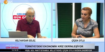 Veli Haydar Güleç’in sunduğu Can Aktüel Gün Ortası programı Can Tv’de. Konuk: Yeşil Sol Parti İstanbul Milletvekili Çiçek Otlu. 2.Bölüm