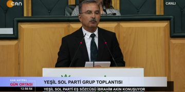 Veli Haydar Güleç’in sunduğu Can Aktüel Gün Ortası Programının Konuğu: Gazeteci Metin Göktepe’nin Ablası Meryem Göktepe, Yeşil Sol Parti Grup Toplantısı.