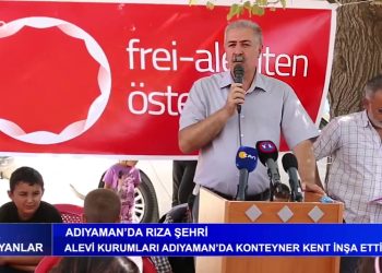 Adıyaman’da Rıza Şehri Alevi Kurumları Adıyaman’da Konteyner Kent İnşa Etti.