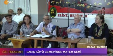 Barış köyü cemevinde matem cemi