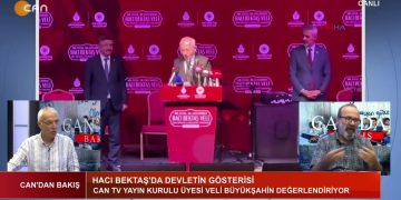 Hacı Bektaş’da devletin gösterisi -Hacı Bektaş’da Alevilerin anması Veli haydar Güleç’in hazırlayıp sunduğu Can’dan Bakış programının bu haftaki konuğu: Can Tv Yayın Kurulu Üyesi -Veli Büyükşahin