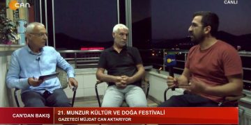 Veli Haydar Güleç’in hazırlayıp sunduğu Can’dan Bakış programına bugün 21. Munzur Doğa ve Kültür Festivali’ni değerlendirmek üzere Dersim Gazetesi yazarı – Hüseyin Ayrılmaz ve Gazeteci – Müjdat Can konuk oluyor