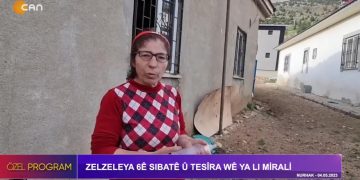 Zelzeleya 6’ê Sıbatê Û Tesîra Wê Ya Lı Mirali -Elif Tabak’ın Hazırlayıp Sunduğu Özel Program Can Tv’de
