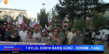 1 Eylül Dünya Barış Gününde eylemler -Eğitimi dinselleştirme çabalarına tepki -Hükümet Alevileri Bölme Hamlesini sürdürüyor Serpil Çelik Mert ile Can Aktüel Ana Haber’de