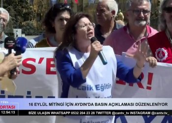 16.Eylül’de Yapılacak Miting Öncesi Aydın’da Basın Açıklaması Düzenleniyor, Ezgi Soysal ile Can Aktüel Gün Ortası programının 14 Eylül Perşembe günü konuğu: ABF Genel Sekreteri Özgür Kaplan.