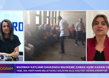 Çilem Küçükkeleş’in hazırlayıp sunduğu Özel Program’ın konuğu:YSP Kars Milletvekili -Gülistan Kılıç Koçyiğit-Madımak Davası’nda Zaman Aşımı Kararı-Yeşil Sol Parti Kongresi