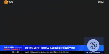 Dersim’in Doğası Tahrip Edilmeye Devam Ediyor-Emekliler İnsanca Yaşam İçin Eylem Yaptı-Müftülük Kadınların Yüzünü FlulaştırdıElif Sonzamancı İle Can Aktüel Ana Haber’de