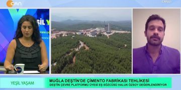 Deştin’de Çimento Fabrikası Projesi Mahkeme ÇED Kararını İptan Etti, Özge Erdoğan Yeşilırmak ile Yeşil Yaşam Can Tv’de. Konuk: Deştin çevre Platformu Eş Sözcüsü Haluk Özsoy.