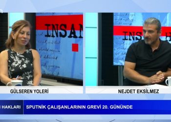 Gülseren Yoleri’nin hazırlayıp sunduğu İnsan Hakları programının bu haftaki konuğu: TGS Sputnik İşyeri Temsilcisi – Nejdet Eksilmez -Sputnik Çalışanlarının Grevi 20. Gününde – Sputnik Patronları Sendikalaşmaya Karşı -Gazeteciler Gasp Edilen Hakları İçin Direniyor