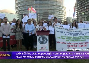 Laik Eğitim, Laik Yaşam, Eşit Yurttaşlık İçin ÇEDES’E Hayır Mitingi. STRASBOURG / FRANSA, CANLI YAYIN.