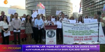 Laik Eğitim, Laik Yaşam, Eşit Yurttaşlık İçin ÇEDES’E Hayır Mitingi. STRASBOURG / FRANSA, CANLI YAYIN.