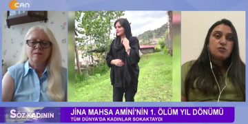 Sakine Esen Yılmaz ile Söz Kadının programının bu haftaki konuğu: -Şükran Sincar Jina Mahsa Amini’nin 1. Ölüm Yılı Tüm Dünyada Kadınlar Sokaklardaydı