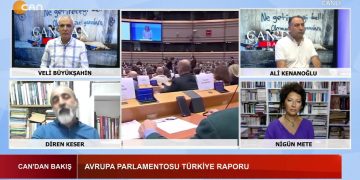 Veli Haydar Güleç ile Can’dan Bakış programının bu haftaki konukları:-Ali Kenanoglu, -Nilgün Mete Muslu ve -Diren Keser -Avrupa parlamentosu Türkiye raporu-Zaman aşımına uğramış ve uğrayacak davalar-Laiklik tartışmaları ve diyanet