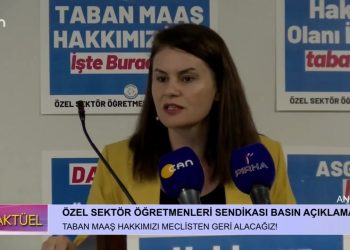 Ankara TÜMBEL-SEN’de Öğretmenler Taban Maaş Hakları İçin Basın Açıklaması Yapıyor.