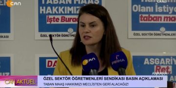 Ankara TÜMBEL-SEN’de Öğretmenler Taban Maaş Hakları İçin Basın Açıklaması Yapıyor.