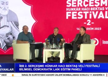 Cana Yansıylanlar – Serçeşme Hünkar Hacı Bektaş Veli Festivali – Bilimsel Demokratik Laik Eğitim Paneli – Konuşmacılar: Hubyar Sultan Alevi Kültür Der. Baş. Aydın Deniz – Eğitim-Sen İstanbul 2 Nolu Şube Baş. Çayan Çalık – Veli-Der Genel Başkanı Ömer Yılmaz