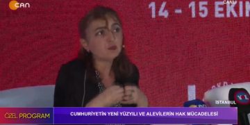 Cumhuriyetin Yeni Yüzyılı Ve Alevilerin Hak Mücadelesi, Medine Meral’in Moderatörlüğünde Başladı Konuşmacılar: PSAKD Genel başkan Yardımcısı Rukiye Ercan Kara, Hubyar Sultan Alevi Kültür Derneği Sekreteri Yeşim Kantekin, Prof.Dr. Çiğdem Boz