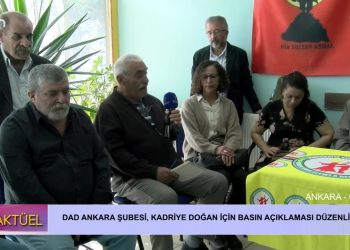 DAD Ankara Ve Mersin Şubesi, Kadriye Doğan için Basın Açıklaması Düzenliyor.