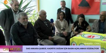 DAD Ankara Ve Mersin Şubesi, Kadriye Doğan için Basın Açıklaması Düzenliyor.