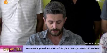 DAD Mersin Şubesi, Kadriye Doğan için Basın Açıklaması Düzenliyor.