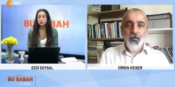 Ezgi Soysal ile Can Aktüel Bu Sabah programının 18 Ekim Carşamba Günü Konuğu: Diren Keser.