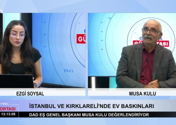 Ezgi Soysal ile Can Aktüel Gün Ortası programının 1 Ekim Pazartesi Günü Konuğu: DAD Eş Genel Başkanı Musa Kulu.