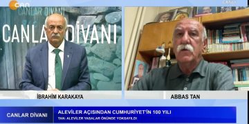İbrahim Karakaya’nın Hazırlayıp Sunduğu Canlar Divanı’nın Bu Haftaki Konuğu Kayseri Hacı Bektaş Veli Derneği Başkanı Abbas Tan – Aleviler Açısından Cumhuriyet’in 100 Yılı – Alevi Bektaşi Kültür ve Cemevi Başkanlığı Ne Amaçla Kuruldu?