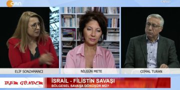İsrail-Filistin Savaşı Bölgesel Savaşa Dönüşür mü? – Türkiye’nin Kuzey Doğu Suriye’ye Saldırları – Cumhuriyet ve Aleviler – Elif Sonzamancı’nın Sunduğu Bizim Gündem’in Konukları: Gazeteci Cemal Turan – Gazeteci Nilgün Mete – Akademisyen Dılşa Deniz