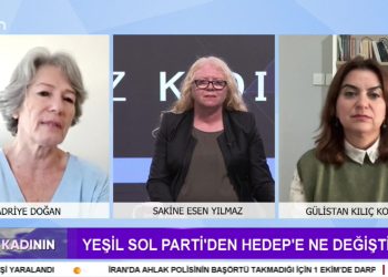 Sakine Esen Yılmaz ile Söz Kadının programının bu haftaki konukları: HEDEP Milletvekili Gülistan Kılıç Koçyiğit ve DAD Eş Genel Başkanı Kadriye Doğan – Yeşil Sol Parti’den HEDEP’e Ne Değişti ? – İsraril-Filistin Savaşının Yarattığı Yeni Dengeler