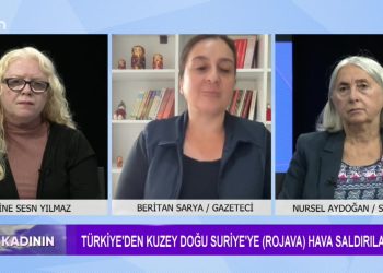 Sakine Esen Yılmaz ile Söz Kadının programının bu haftaki konukları: – Siyasetçi Nursel Aydoğan ve Gazeteci Beritan Sarya – Türkiye’den Kuzey Doğu Suriye’ye (Rojava) Hava Saldırıları