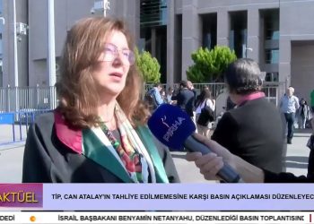 TİP, Can Atalay’ın Tahliye Edilmemesine Karşı Çağlayan Adliyesinde Basın Açıklaması Düzenliyor