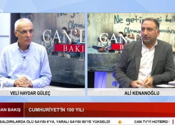 Veli Haydar Güleç ve Ali Kenanoğlu Can’dan Bakış Programında Bu Akşam Cumhuriyet’in 100 Yılını Değerlendirecek